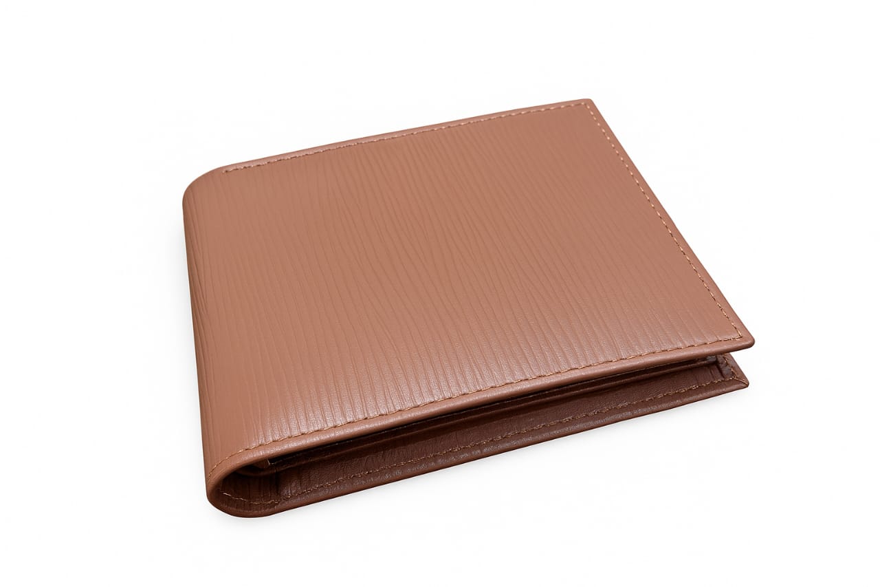 Premium brown leather wallet