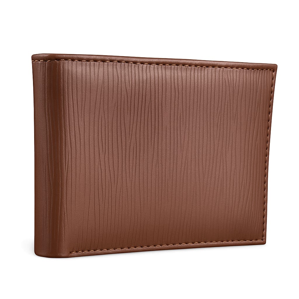 Premium brown leather wallet