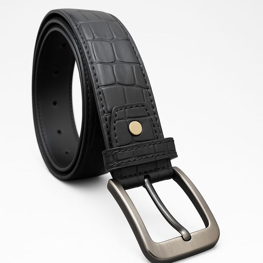 Black Leather Belt